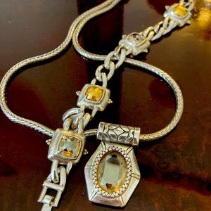 Brighton set necklace and bracelet. NWOT  Set retails for $182 - 55 OFF!!